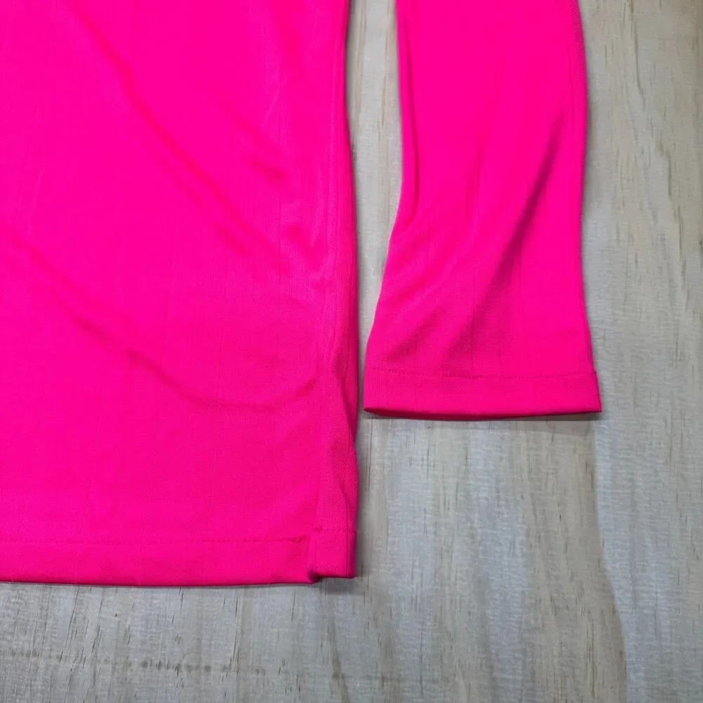 NEW Nike Dri-FIT Soccer Referee Jersey Shirt SLIM Fit Hyper Pink LG DH8027-645 - Picture 2 of 14